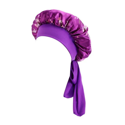 Women Satin Round Cap Sleep Hat