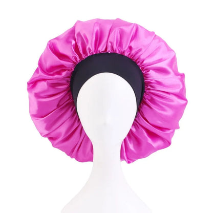 Women Satin Round Cap Sleep Hat