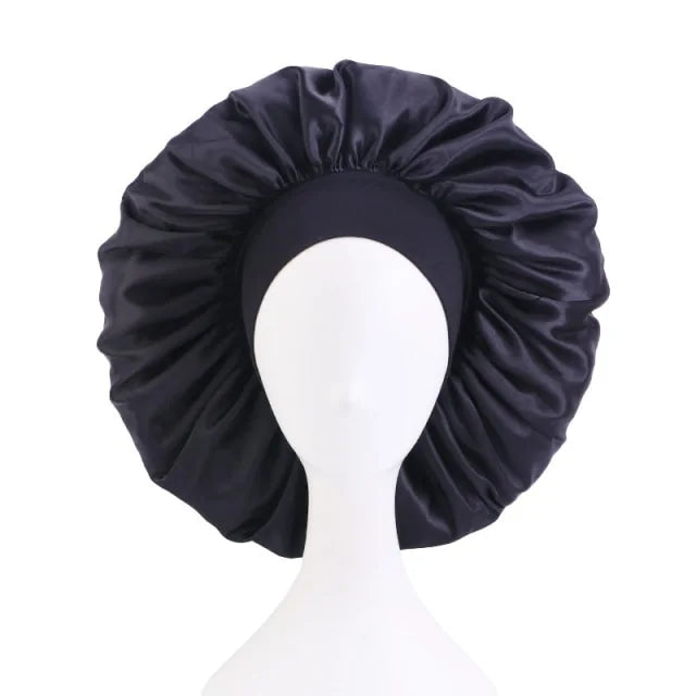 Women Satin Round Cap Sleep Hat