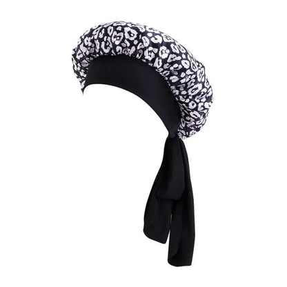 Women Satin Round Cap Sleep Hat